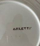 4 assiettes vintage longchamp 