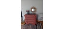 Commode vintage relookée 