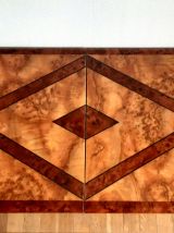 Table bar en loupe d'orme par Eric Maville vers 1970 
