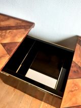 Table bar en loupe d'orme par Eric Maville vers 1970 