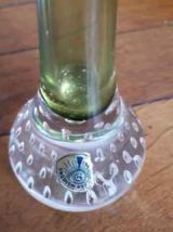 Vase soliflore suédois en verre soufflé