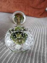 Vase soliflore suédois en verre soufflé