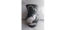 Vase vintage au décor original signé italy
