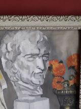 Tableau ancien à l'huile 