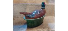 Terrine zoomorphe céramique/faience