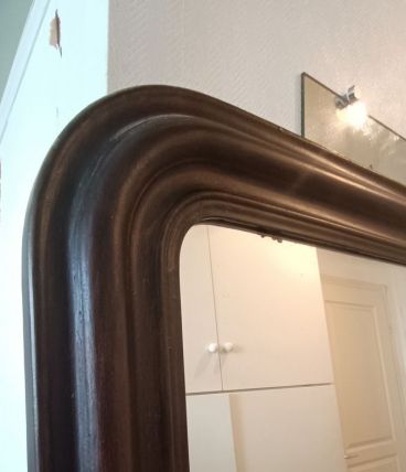 Très beau ancien miroir Louis Philippe en bois