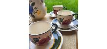 Service à café et dessert Villeroy et Boch  années 80