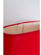 Lampe DRIMMER rouge abat-jour amovible