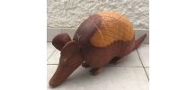 Tatou en bois d'Amazonie