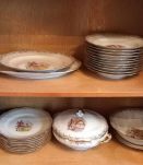Service de table vintage porcelaine du Berry inspiration Wat