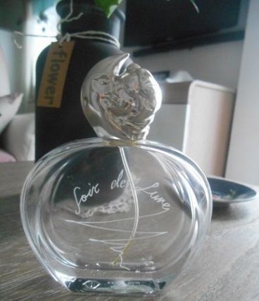 Flacon 100ml, vide parfum" SOIR  de  LUNE "  SYSLEY