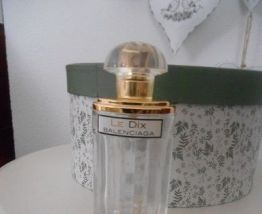 flacon vide parfum  " Le  dix  de BALENCIAGA "