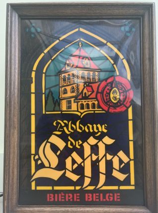 Enseigne de bar lumineuse Leffe