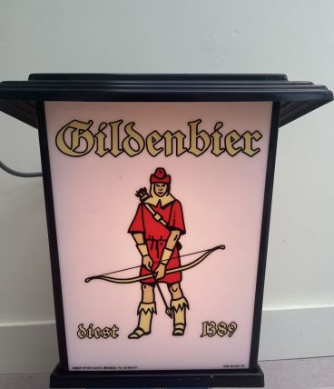 Enseigne de bar lumineuse Gildenbier