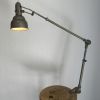 Lampe vintage 1950 Lumina usine industrielle atelier - 75 cm