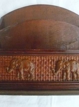 porte courrier , organisateur bureau , vintage