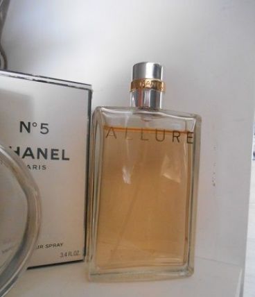 FLACON   FACTICE   100ML Déco  "  ALLURE de  CHANEL " ,   
