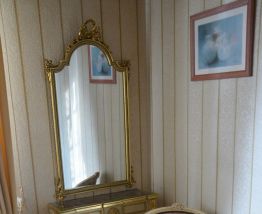 Miroir Style Hollywood Regency, pièce rare