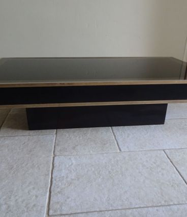 Table basse design WILLY RIZZO - Italie - 1970