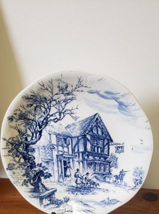 Assiette porcelaine de GIEN 