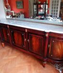 Buffet "ELYSEE" Style Louis XVI. Acajou et marbre