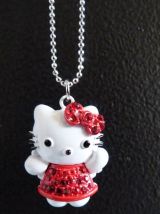 Pendentif Hello Kitty strass