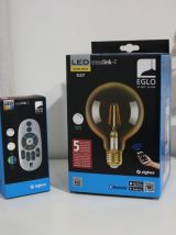 Lampe artisanale à télécommande recyclage hachoir mécanique