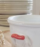 Pot vintage motifs cerises 