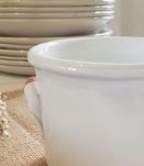 Pot vintage motifs cerises 