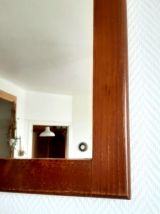 Miroir vintage en teck 