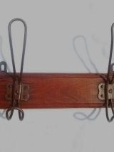 porte manteau , patères 2 crochets, vintage