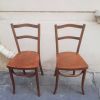 Paire de chaises bistrot vintage 