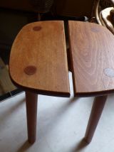 Attribué à Pierre Gautier Delaye. tabouret bois, France, cir