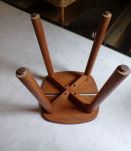 Attribué à Pierre Gautier Delaye. tabouret bois, France, cir
