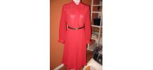 robe rouge "Gérerard Pasquier" T 38