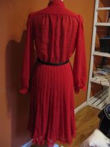 robe rouge "Gérerard Pasquier" T 38