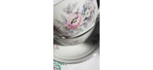 Lot de 2 belles tasses et sous tasses Bloch &amp;amp; Co EICHWALD