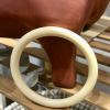 Bracelet vintage résine ivoire