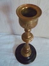 Bougeoir en laiton 