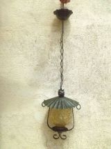 lanterne , vintage , métal et verre