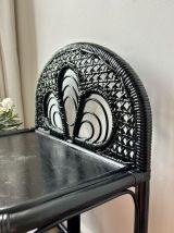 Table d’appoint console en rotin osier