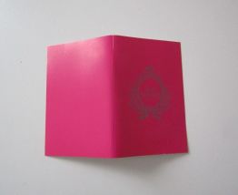 Carte menu 11 sachets de 6 pièces pour mariage