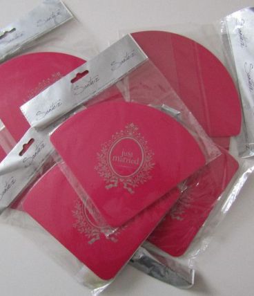 Evantails mariage lot de 6