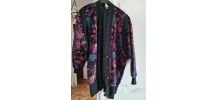 Veste longue très colorée  année 80/90  T42/44