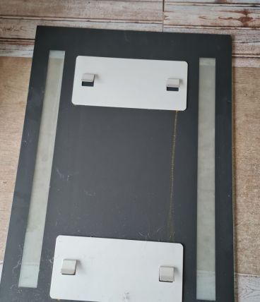 Miroir salle de bain avec rampe de lumière