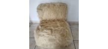 Fauteuil moumoute années 1970