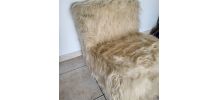 Fauteuil moumoute années 1970