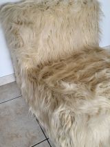 Fauteuil moumoute années 1970