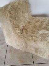 Fauteuil moumoute années 1970