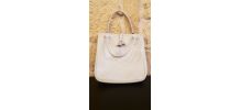 Sac Longchamp roseau bleu pâle